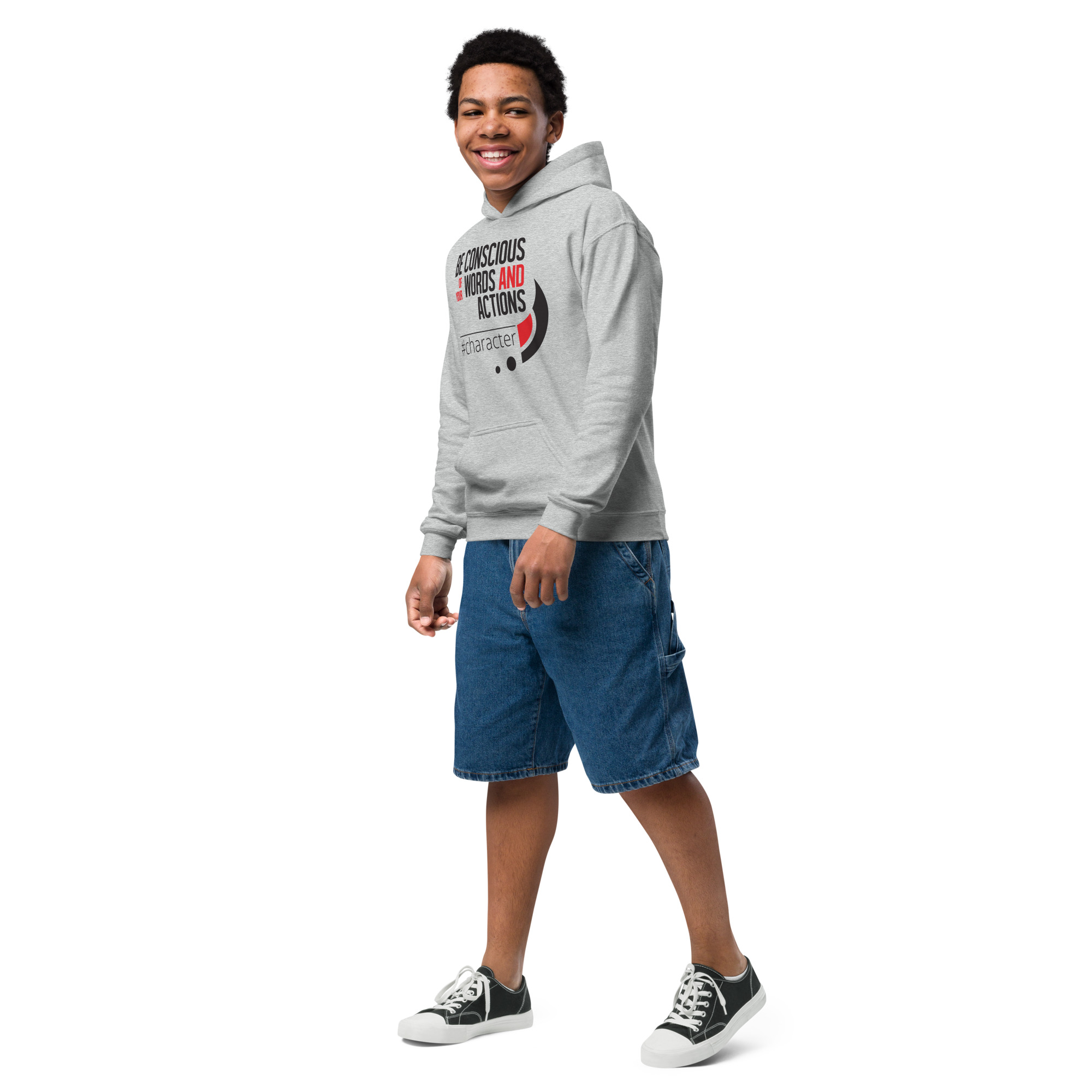 Youth heavy blend hoodie - Image 3