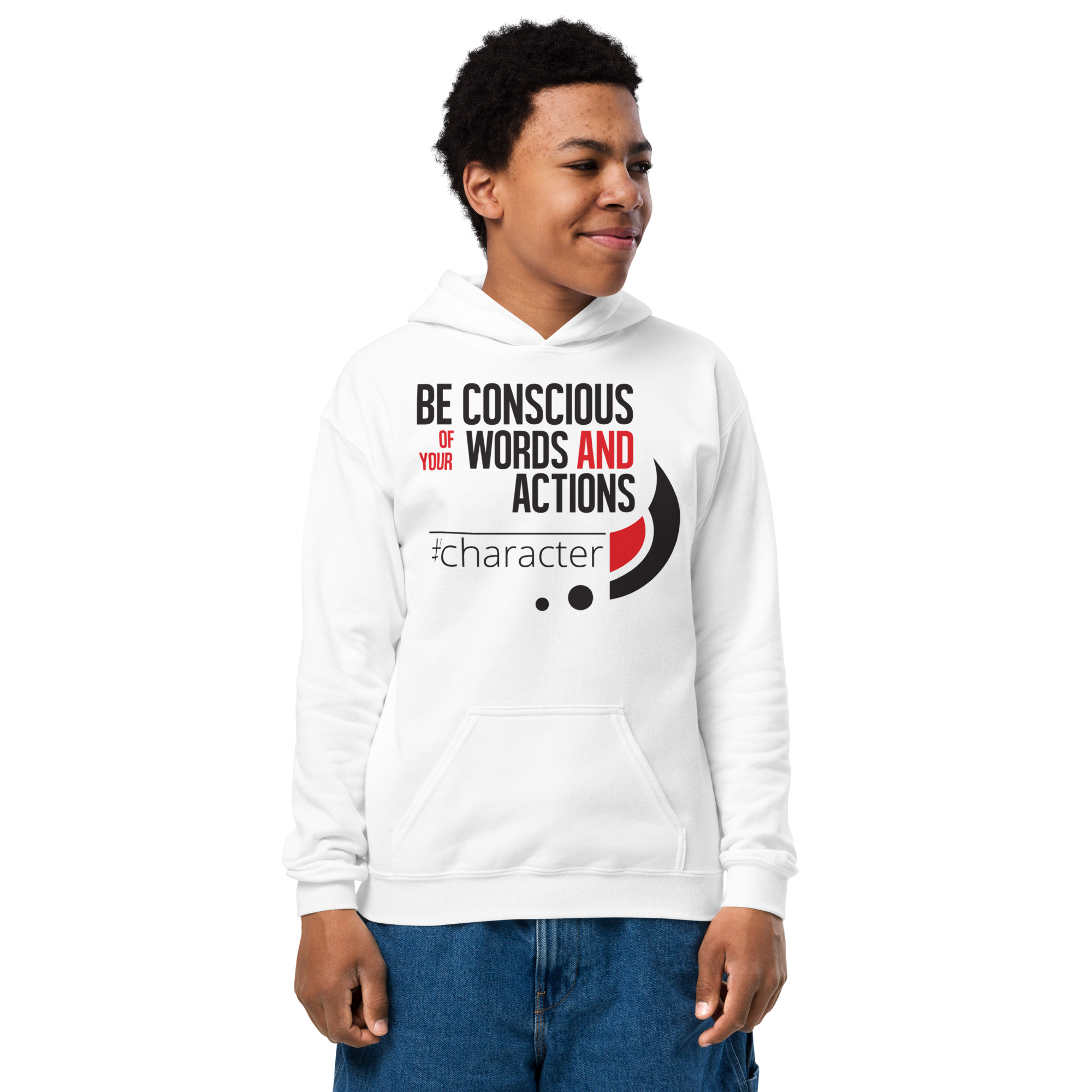 Youth heavy blend hoodie - Image 5